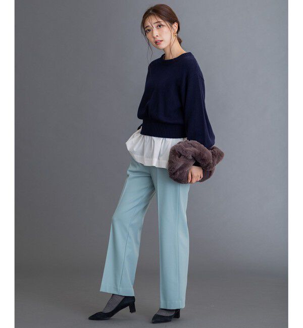 組曲「【洗える】2WAYウォームストレッチワイド パンツ」|その他|