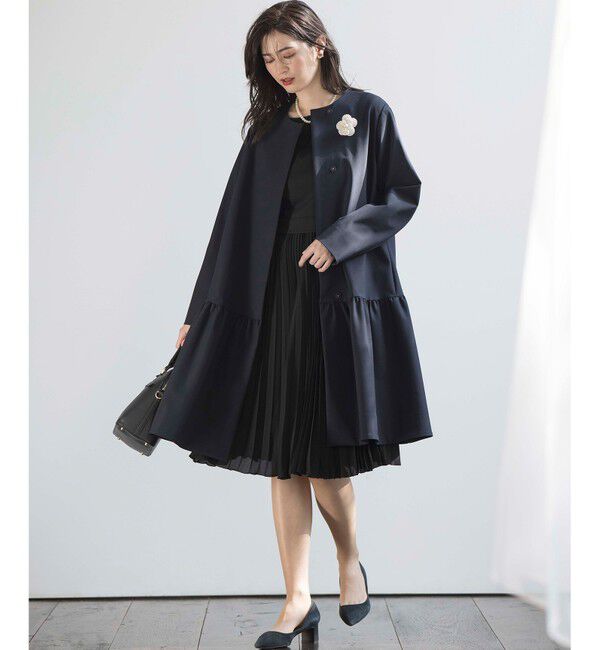 組曲「【VERY3月号掲載・KUMIKYOKU NAVY・WEB限定】ジャージーコンビプリーツ ワンピース」|ワンピース|