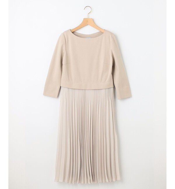 組曲「【VERY3月号掲載・KUMIKYOKU NAVY・WEB限定】ジャージーコンビプリーツ ワンピース」|ワンピース|