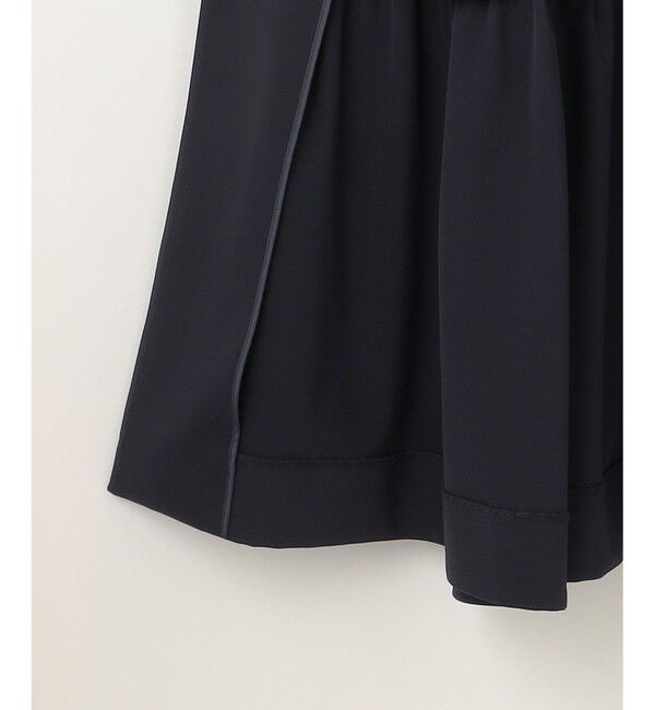 組曲「【KUMIKYOKU NAVY】ダブルクロスストレッチ ノーカラーコート」|ノーカラージャケット|