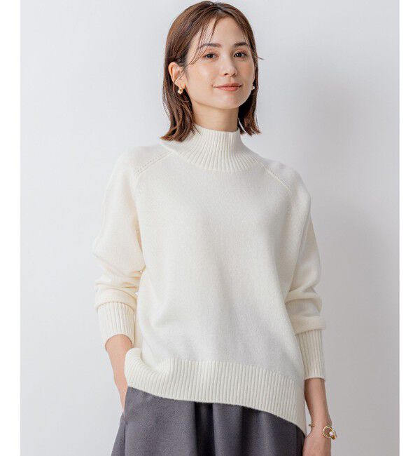 組曲「【8色展開・WEB限定】ウールカシミヤミックス ハイネック ニット」|ニット・セーター|ﾊﾟｰﾙﾎﾜ