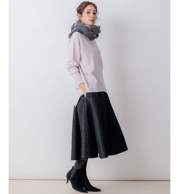 組曲「【8色展開・WEB限定】ウールカシミヤミックス ハイネック ニット」|ニット・セーター|