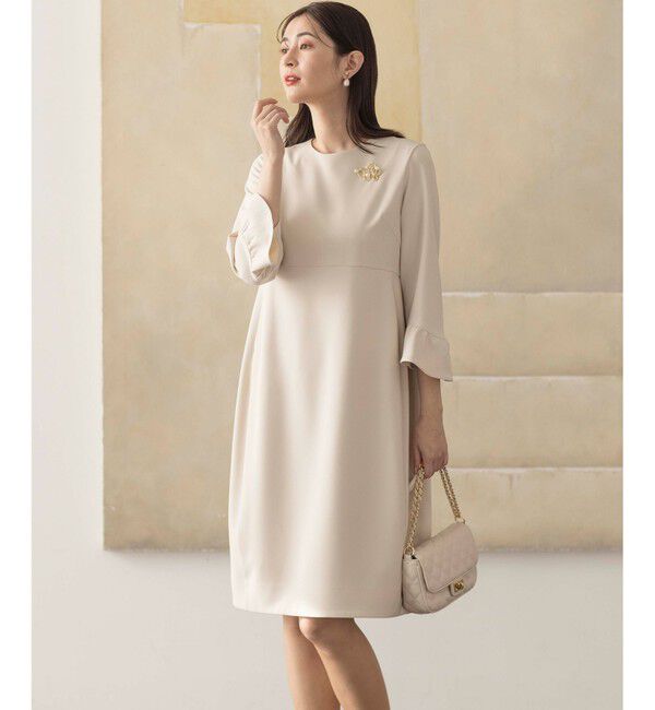 組曲「【KUMIKYOKU NAVY】コンフォータブルドレープフリル ワンピース」|ワンピース|