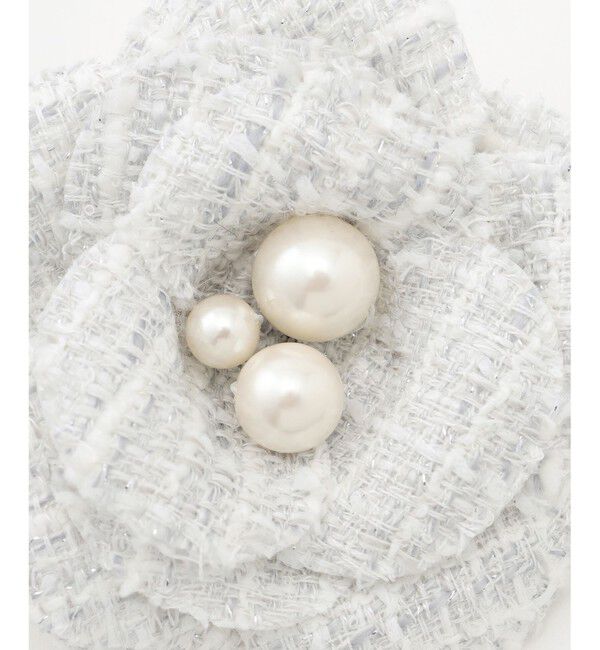 組曲「ツイードパールコサージュ」|ブローチ・コサージュ|