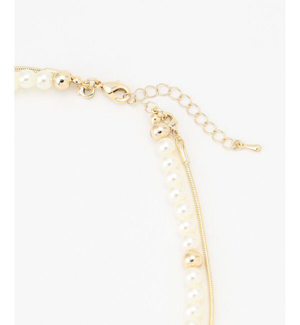 組曲「パール&メタルチェーンネックレス」|ネックレス|