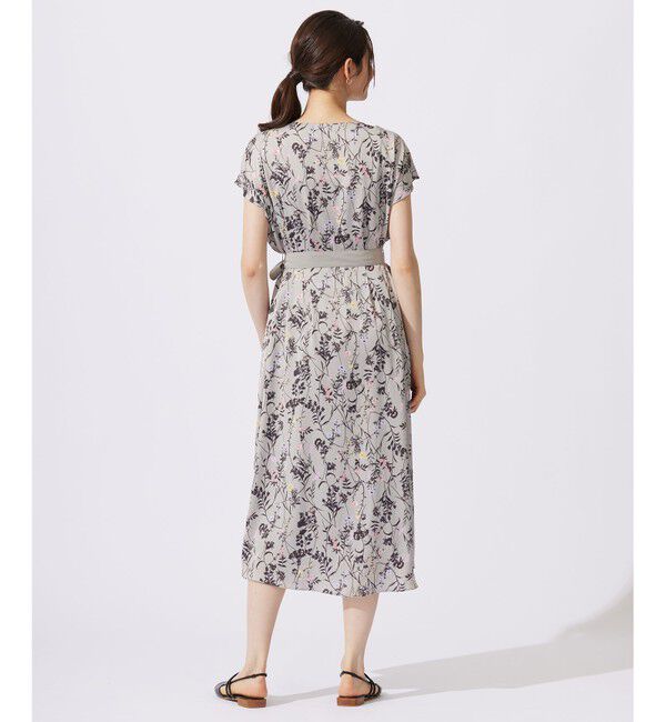 自由区「【ご好評につき追加生産・新色追加】ハーバルフロープリント ワンピース」|ドレス|