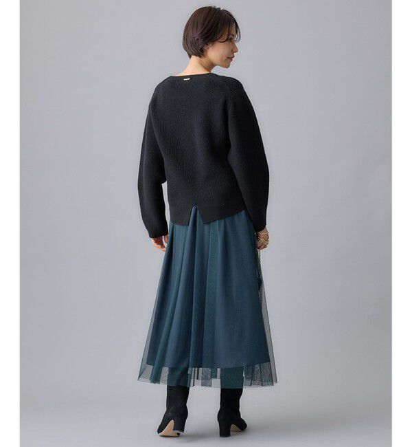 自由区「【洗える】ウールカシミヤブレンドプルオーバー ニット」|ニット・セーター|