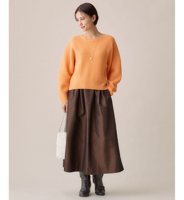 自由区「【洗える】ウールカシミヤブレンドプルオーバー ニット」|ニット・セーター|