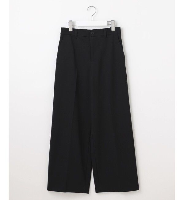 自由区「【撥水加工・洗える】TRギャバ裏起毛ワイド パンツ」|その他|