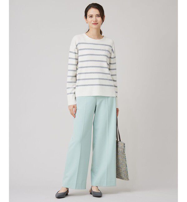 自由区「【撥水加工・洗える】TRギャバ裏起毛ワイド パンツ」|その他|