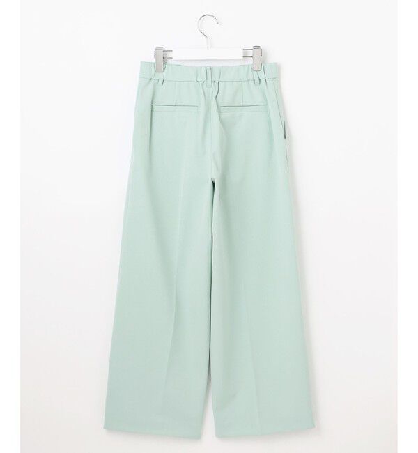 自由区「【撥水加工・洗える】TRギャバ裏起毛ワイド パンツ」|その他|