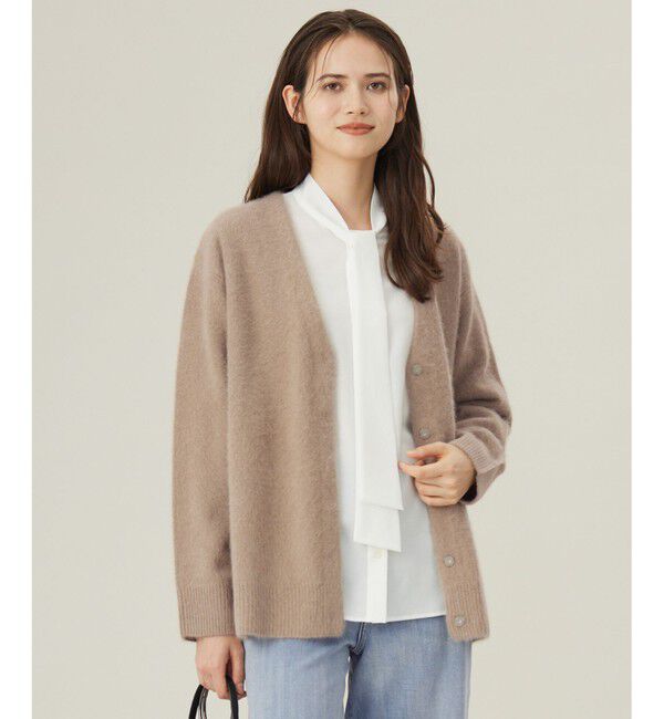 自由区「フォックスウール カーディガン」|カーディガン|ﾀﾞｰｸﾍﾞ