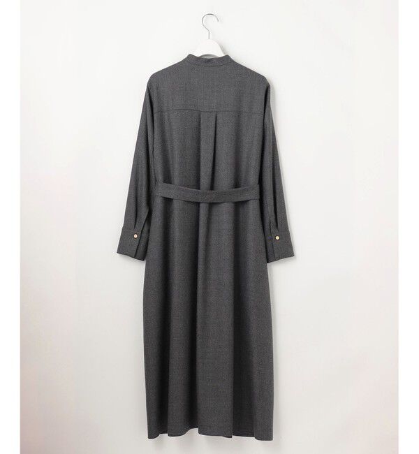 自由区「ウールジョーゼットシャツ ワンピース」|ワンピース|