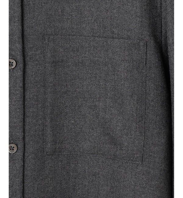 自由区「ウールジョーゼットシャツ ワンピース」|ワンピース|