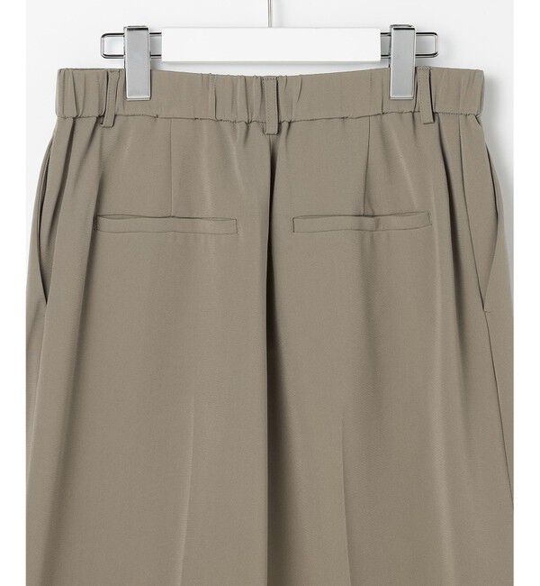 自由区「【ご好評アイテム・カタログ掲載・セレモニー・通勤】トリアセダブルクロスワイドストレート パンツ」|その他|