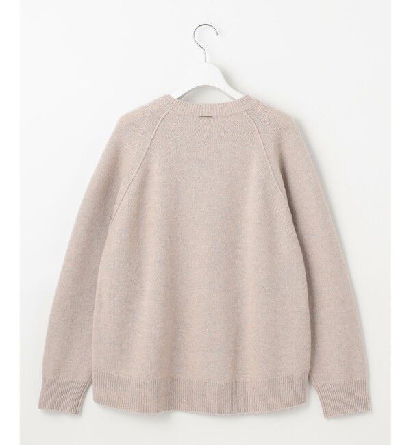 自由区「【カタログ掲載】ウールカシミヤブレンドスパンコールラグランスリーブ ニット」|ニット・セーター|