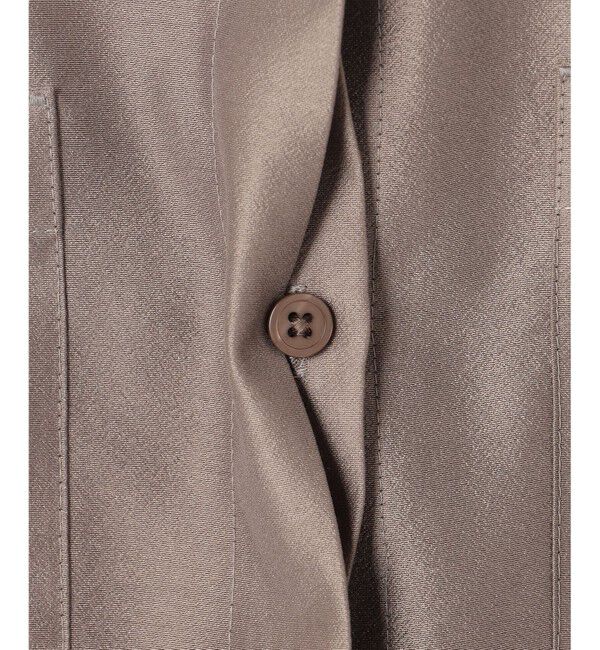 自由区「【カタログ掲載・羽織りとしても】シャイニーオーガンジーシアー シャツ」|シャツ・ブラウス|