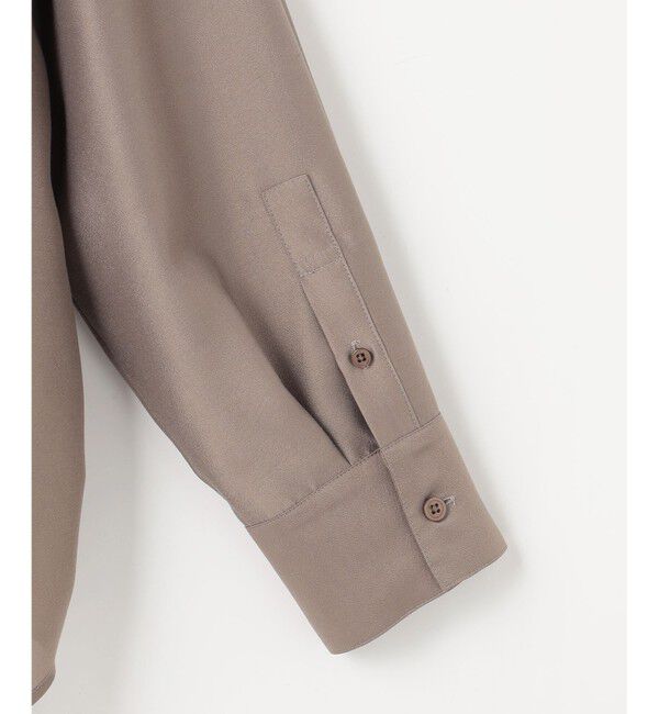 自由区「【カタログ掲載・羽織りとしても】シャイニーオーガンジーシアー シャツ」|シャツ・ブラウス|