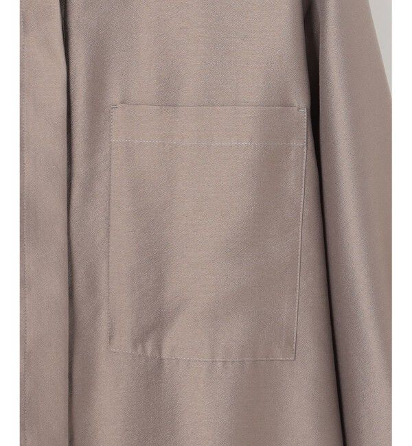 自由区「【カタログ掲載・羽織りとしても】シャイニーオーガンジーシアー シャツ」|シャツ・ブラウス|