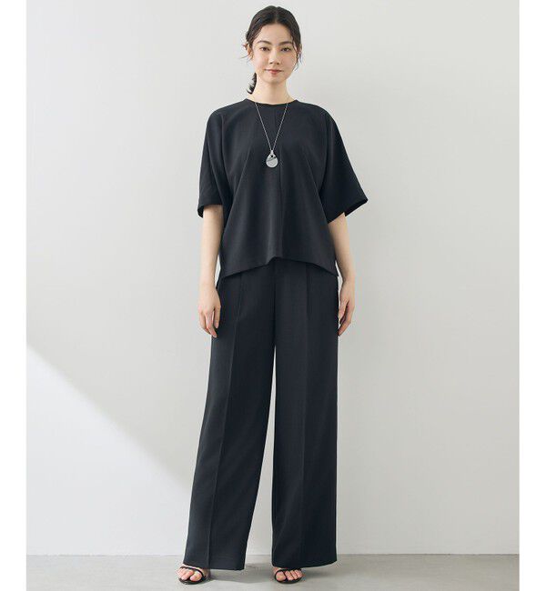 自由区「【セットアップ対応】テクスチャードスーツ ブラウス」|シャツ・ブラウス|