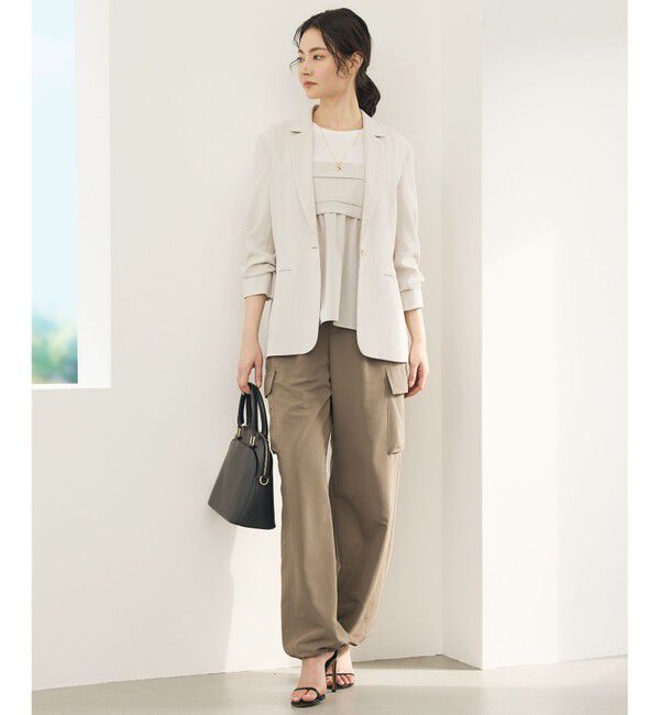 自由区「【カタログ掲載・セットアップ対応・セレモニー・ハレの日・通勤】テクスチャードスーツ ジャケット」|テーラードジャケット|