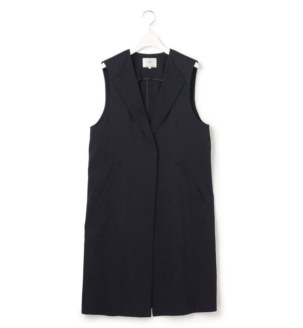 23区「【CLASSY.6月号掲載】リネンレーヨンストレッチ  ロング ジレ」|その他|