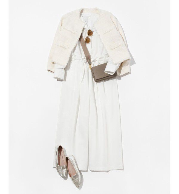 23区「【VERYコラボ 】ファンシーツイード ジャケット」|ノーカラージャケット|