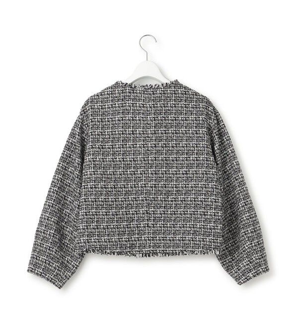 23区「【VERYコラボ 】ファンシーツイード ジャケット」|ノーカラージャケット|