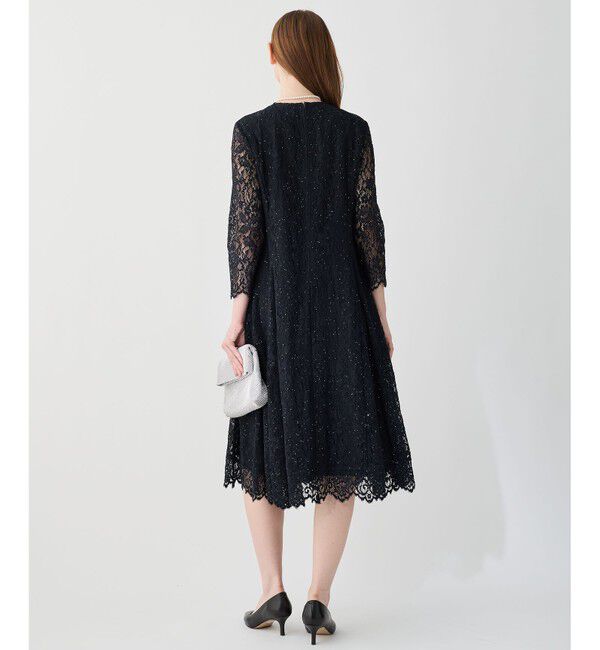 23区「【APPLAUDIR】スパンコールレース ドレス」|ドレス|