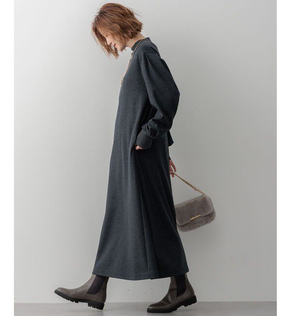 23区「【洗える】ウールミルドジャージー ワンピース」|ワンピース|