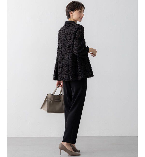 23区「【VERYコラボ】ボタニカル カットジャカード ブラウス」|シャツ・ブラウス|