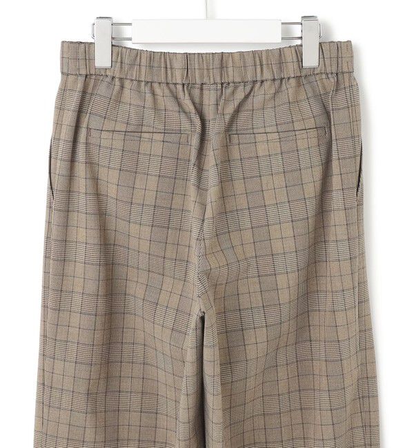 23区「【洗える】ドライ2WAYストレッチ チェック ワイド パンツ」|その他|