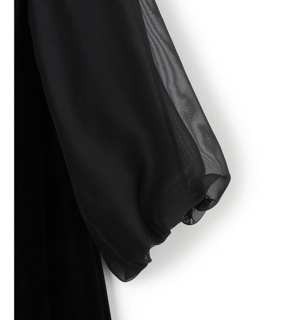 23区「【APPLAUDIR】ベロアコンビ ドレス」|ドレス|