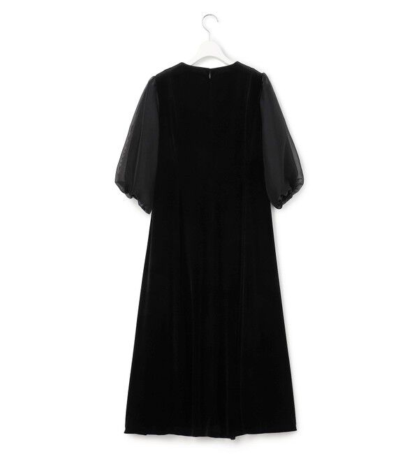 23区「【APPLAUDIR】ベロアコンビ ドレス」|ドレス|