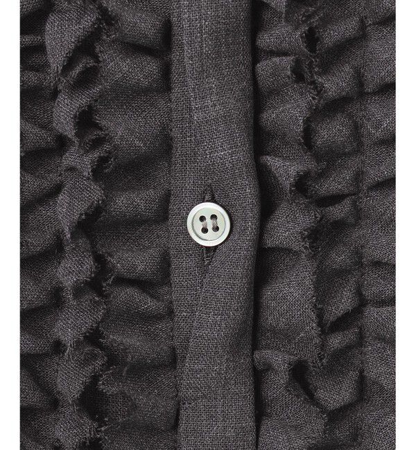 23区「【VERY11月号掲載/洗える】TWボイル フリルディテール ブラウス」|シャツ・ブラウス|