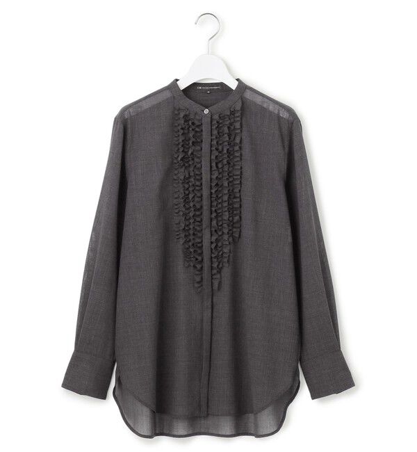 23区「【VERY11月号掲載/洗える】TWボイル フリルディテール ブラウス」|シャツ・ブラウス|