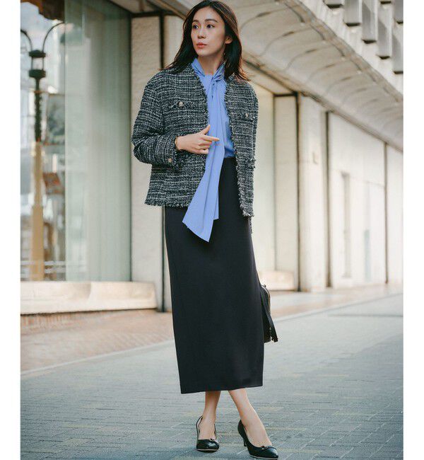 23区「【滝沢眞規子さん着用/Oggi・VERY掲載】ストレッチライトタイプライター 2WAY ボウタイブラウス」|シャツ・ブラウス|