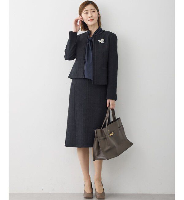 23区「【滝沢眞規子さん着用/Oggi・VERY掲載】ストレッチライトタイプライター 2WAY ボウタイブラウス」|シャツ・ブラウス|