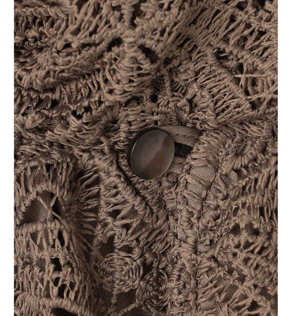 23区「【APPLAUDIR】Brocheリボンブーケレース ブラウス」|シャツ・ブラウス|