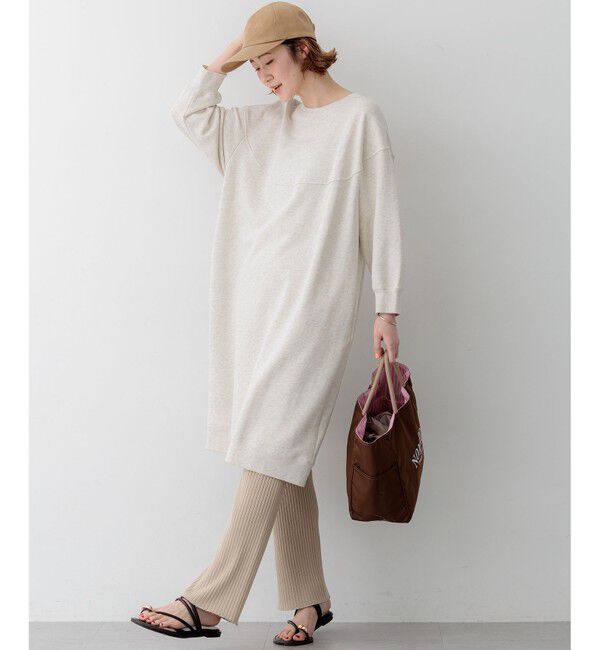 23区「【SLOW/一部店舗限定】ハイゲージテリー デザイン ワンピース」|ワンピース|