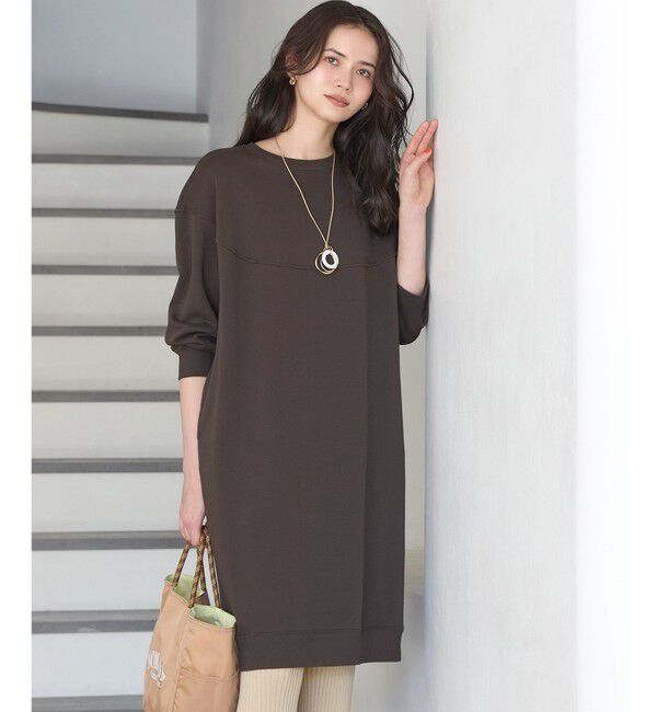 23区「【SLOW/一部店舗限定】ハイゲージテリー デザイン ワンピース」|ワンピース|ﾀﾞｰｸﾌﾞ