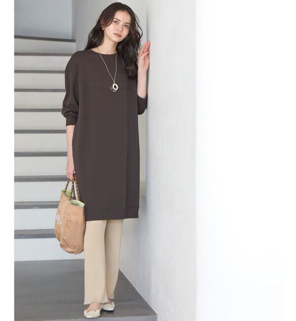 23区「【SLOW/一部店舗限定】ハイゲージテリー デザイン ワンピース」|ワンピース|