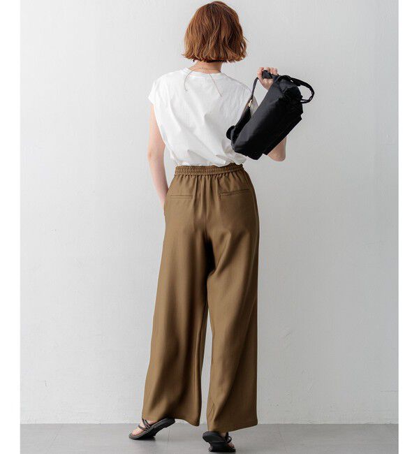 23区「【見上愛さん着用】ブライトカルゼ ワイド パンツ」|その他|