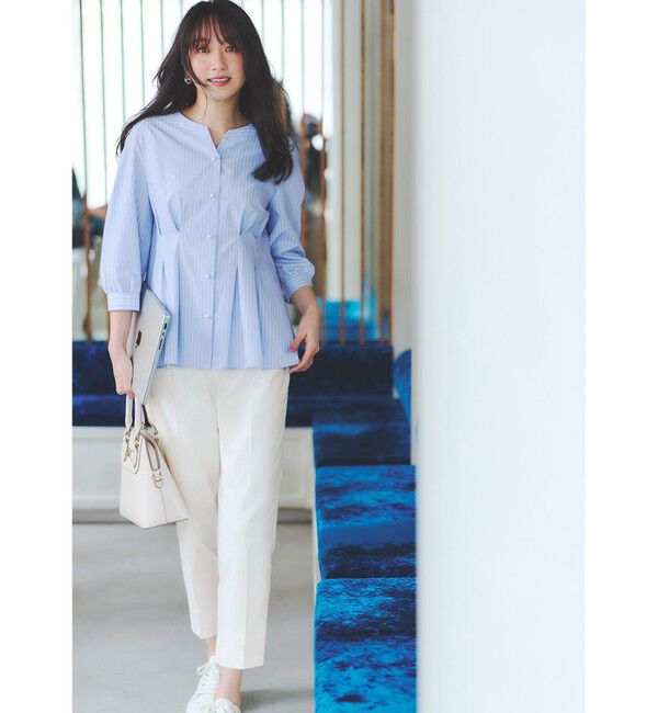 ANY SIS「【接触冷感・UVカット・撥水】クールタッチテーパード パンツ」|その他|オフ