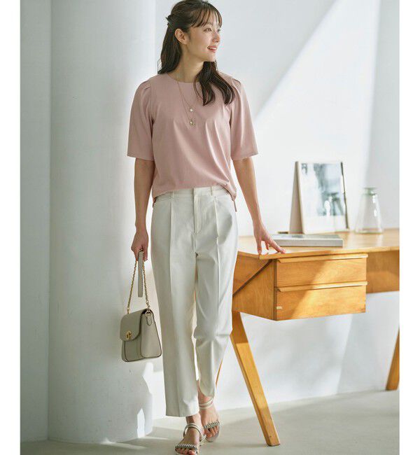 ANY SIS「【接触冷感・UVカット・撥水】クールタッチテーパード パンツ」|その他|