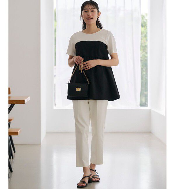 ANY SIS「【接触冷感・UVカット・撥水】クールタッチテーパード パンツ」|その他|