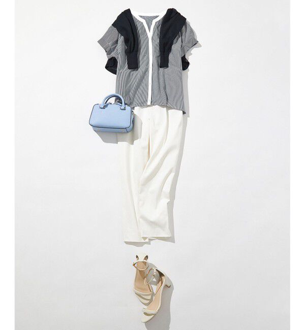 ANY SIS「【接触冷感・UVカット・撥水】クールタッチテーパード パンツ」|その他|