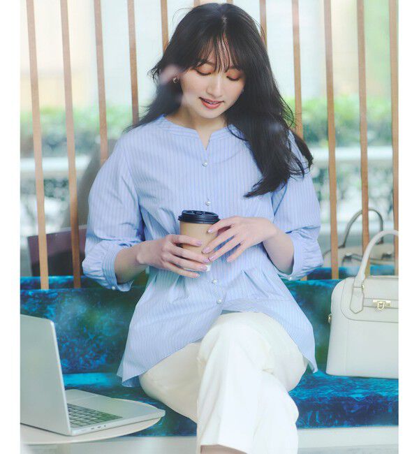 ANY SIS「【接触冷感・UVカット・撥水】クールタッチテーパード パンツ」|その他|