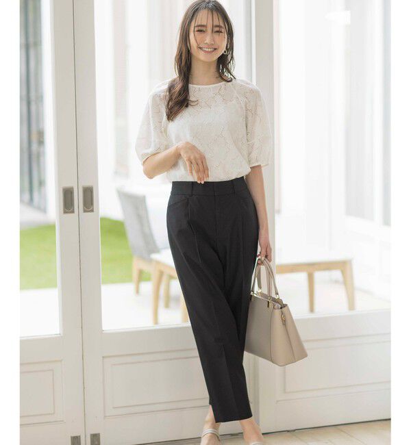 ANY SIS「【接触冷感・UVカット・撥水】クールタッチテーパード パンツ」|その他|