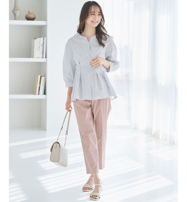 ANY SIS「【接触冷感・UVカット・撥水】クールタッチテーパード パンツ」|その他|